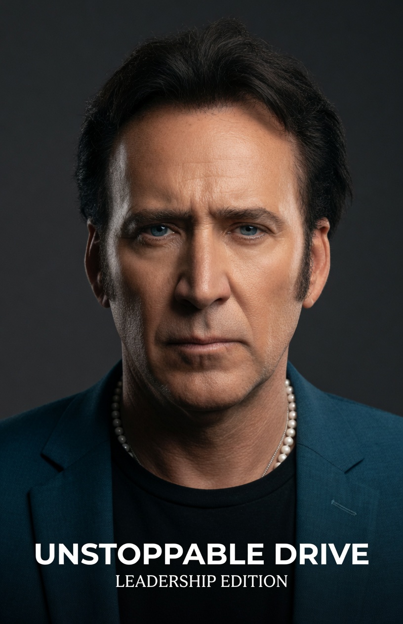 Encouraging Nicolas Cage lookalike